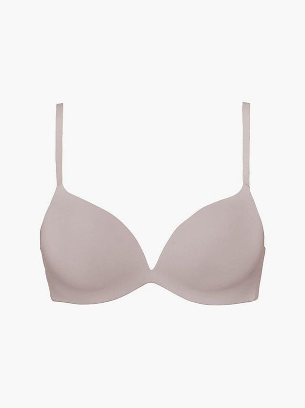 Calvin Klein USA Plunge Push-Up - Calvin Klein Form Womens Bra Pink 6793012-AR